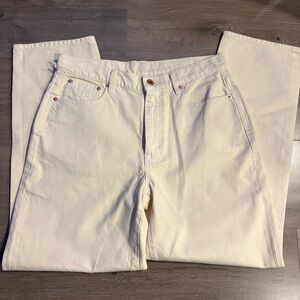 Unpublished straight leg jeans Cream Denim Jeans - Smoke NWT